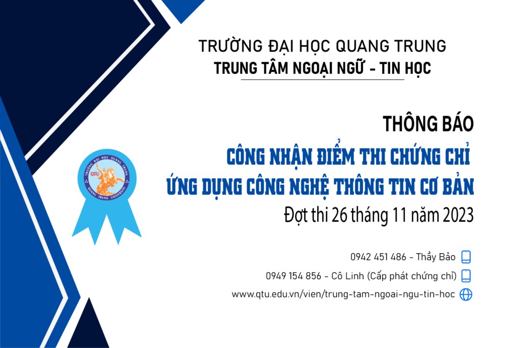 Thong bao cong nhan diem thi CC UDCNT co ban 26.11.2023 01