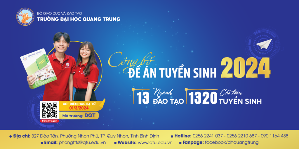 đề án tuyển sinh, chỉ tiêu các ngành, Trường ĐH Quang Trung, tổ hợp xét tuyển