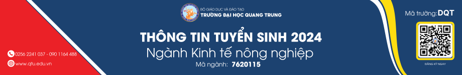 Kinh tế nông nghiệp, tuyển sinh, Trường Đại học Quang Trung