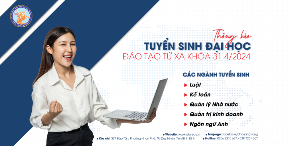 tuyển sinh, đại học từ xa, Luật, quản lý nhà nước, quản trị kinh doanh, kế toán, ngôn ngữ anh