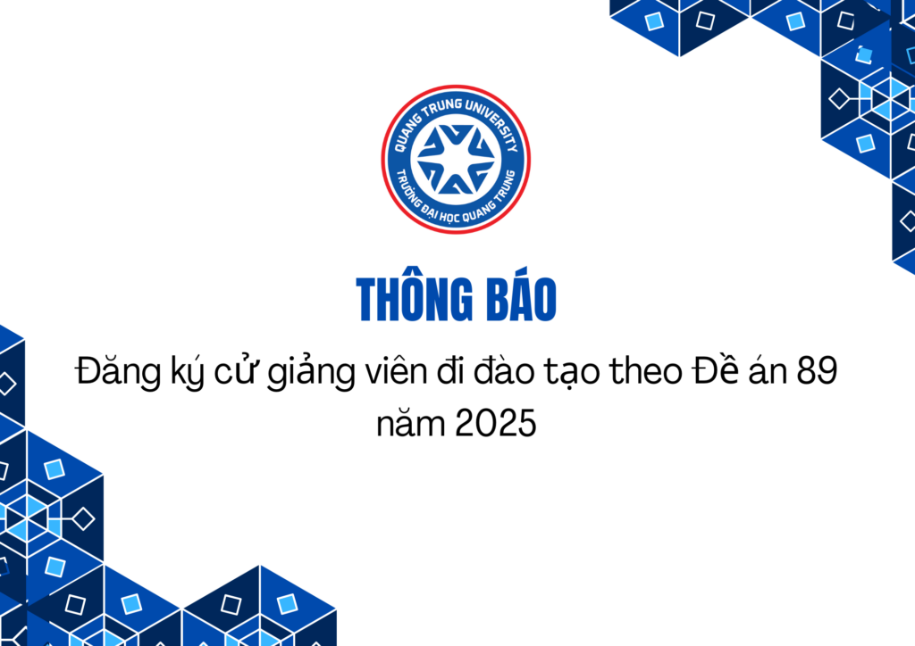 Dang ky cu giang vien di dao tao theo De an 89 nam 2025
