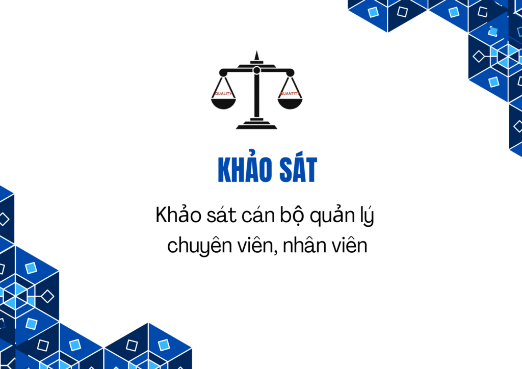 Khao sat can bo quan ly chuyen vien nhan vien