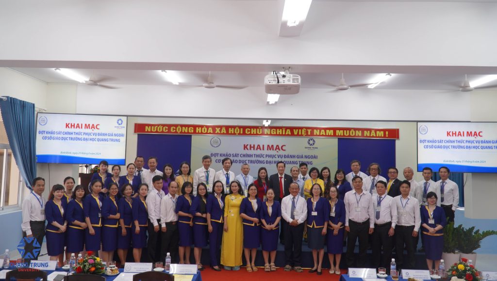 khai mạc, đánh giá ngoài, cơ sở giáo dục, Trường Đại học Quang Trung, đợt chính thức