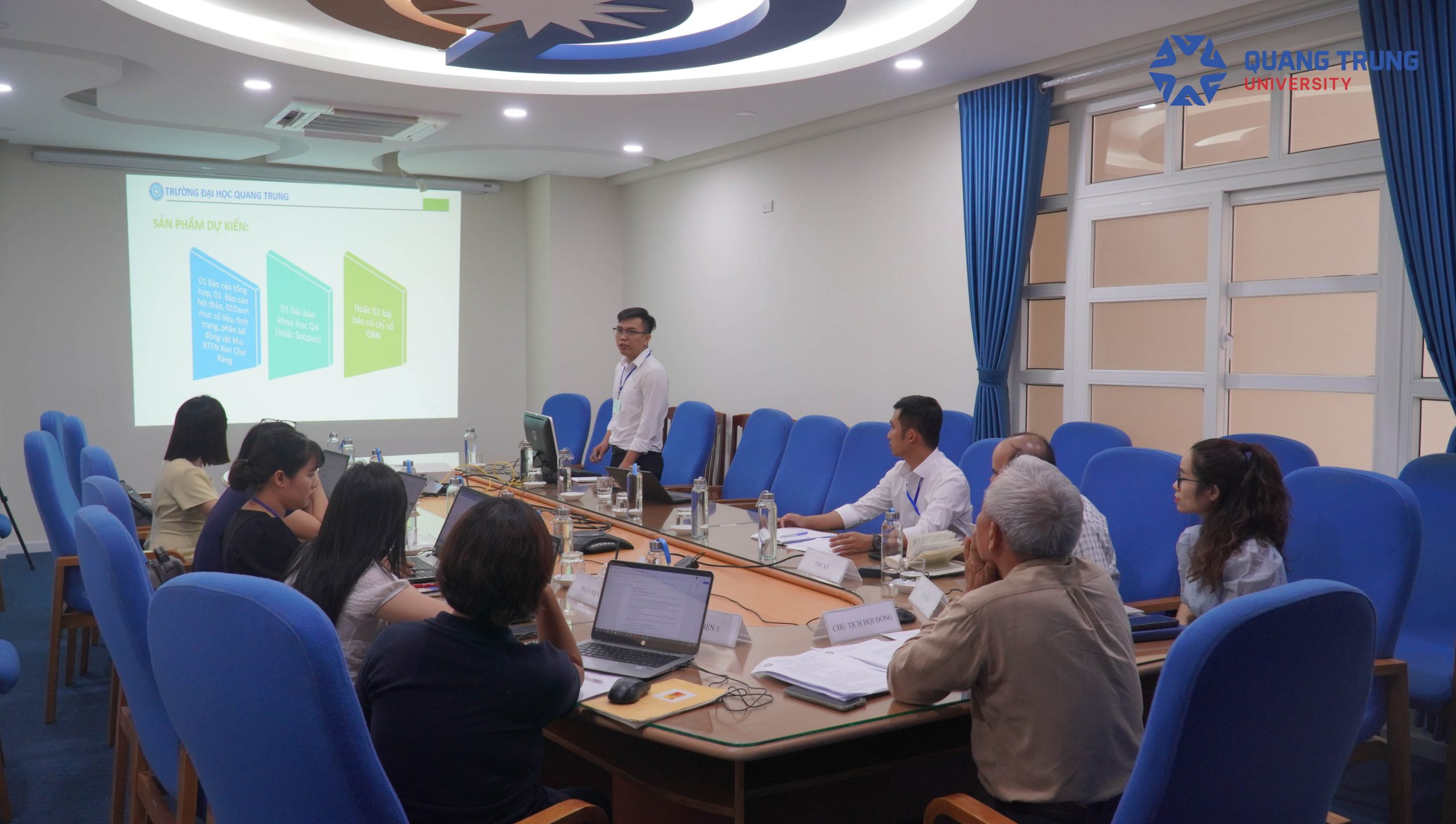 NCKH, Trường ĐH Quang Trung, đề tài, đề cương, xét tuyệt đề tài NCKH