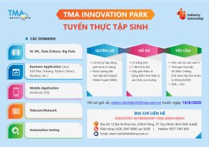 Tma Inovation Park Tuyển Thực Tập Sinh Batch5 In Sep 2020 (1000x707)