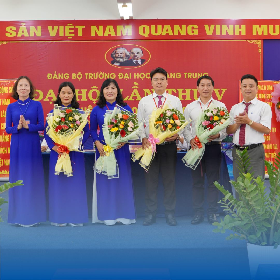 Phát huy trí tuệ, đoàn kết – Đại hội Đảng bộ Trường Đại học Quang Trung lần thứ V thành công rực rỡ, mở ra chặng đường phát triển mới