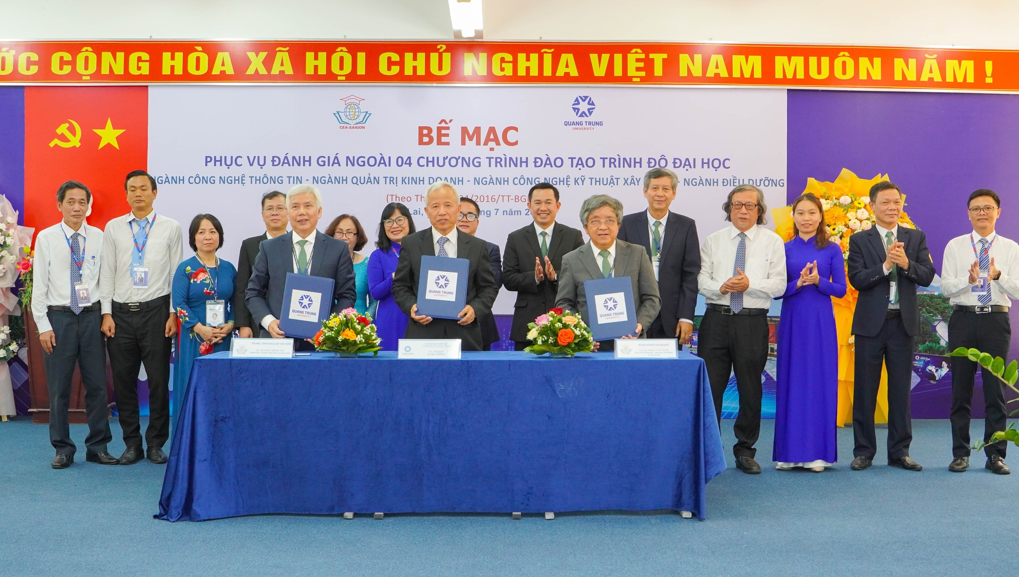 Lễ bế mạc đánh giá ngoài tại QTUni: Dấu ấn cho chất lượng giáo dục