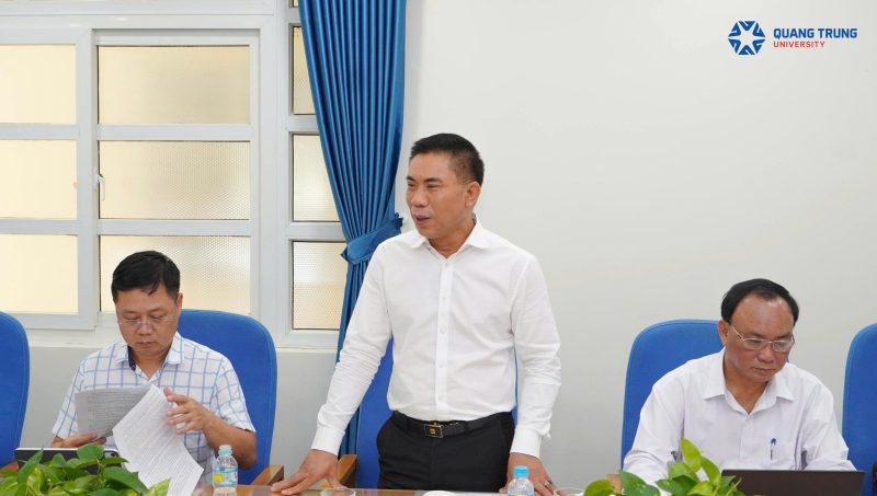 Trường Đại học Quang Trung đón tiếp Đoàn khảo sát của Ban Tuyên giáo và Dân vận Trung ương về việc triển khai Kết luận số 94-KL/TW 4 Gen H Z6832037704069 282a7ff3b31452a94281e3baee8de2a1