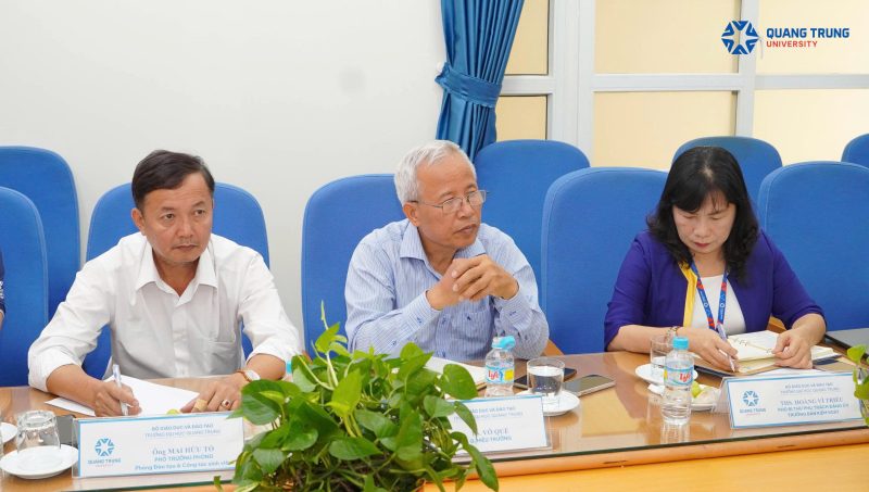 Trường Đại học Quang Trung đón tiếp Đoàn khảo sát của Ban Tuyên giáo và Dân vận Trung ương về việc triển khai Kết luận số 94-KL/TW 3 Gen H Z6832037897845 858e1f8eb3299892f68a223391338de5