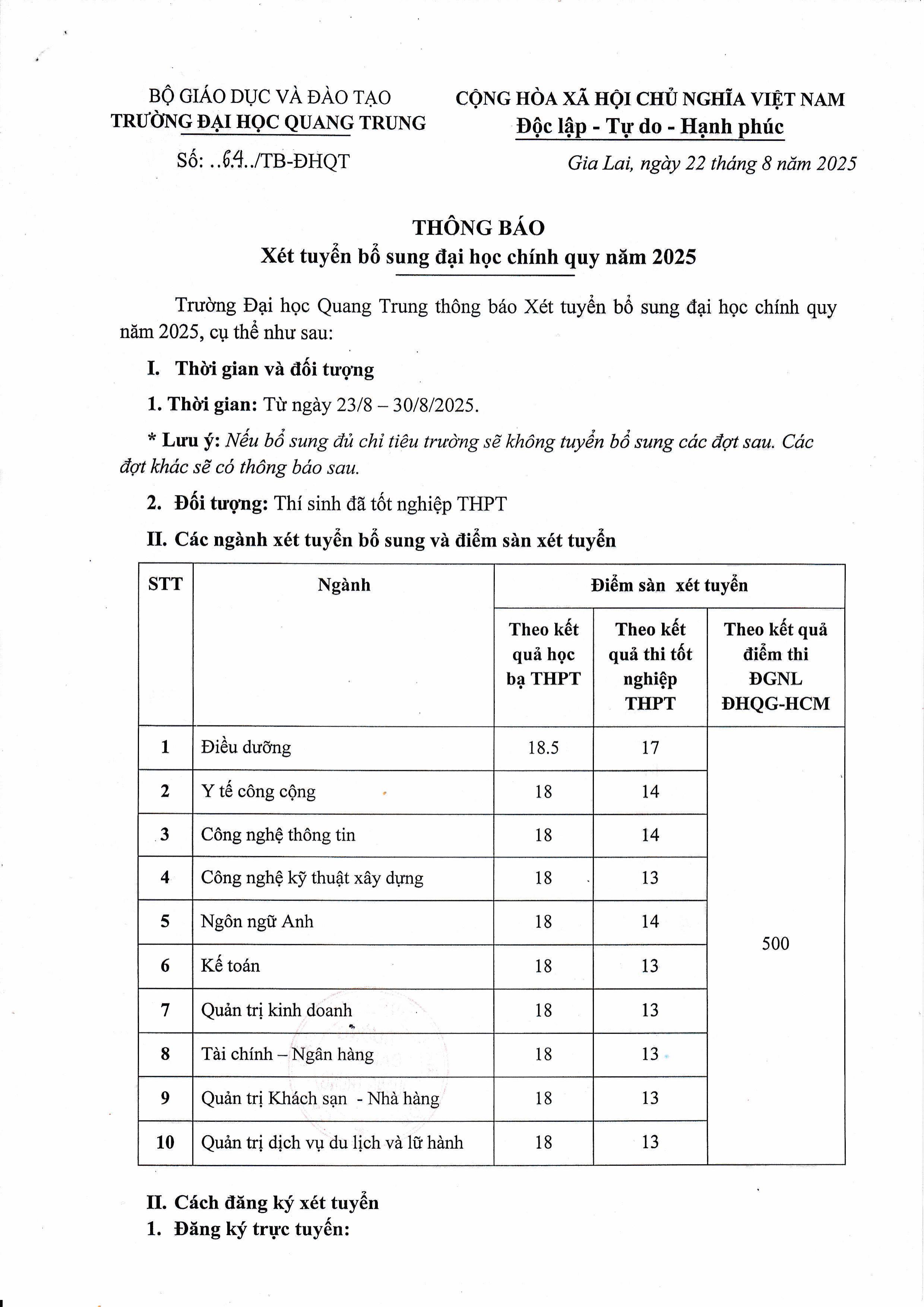 Tb Tuyß╗ân Sinh Bß╗ò Sung ─Éh Cq 2025 H├¼nh ß║únh 0