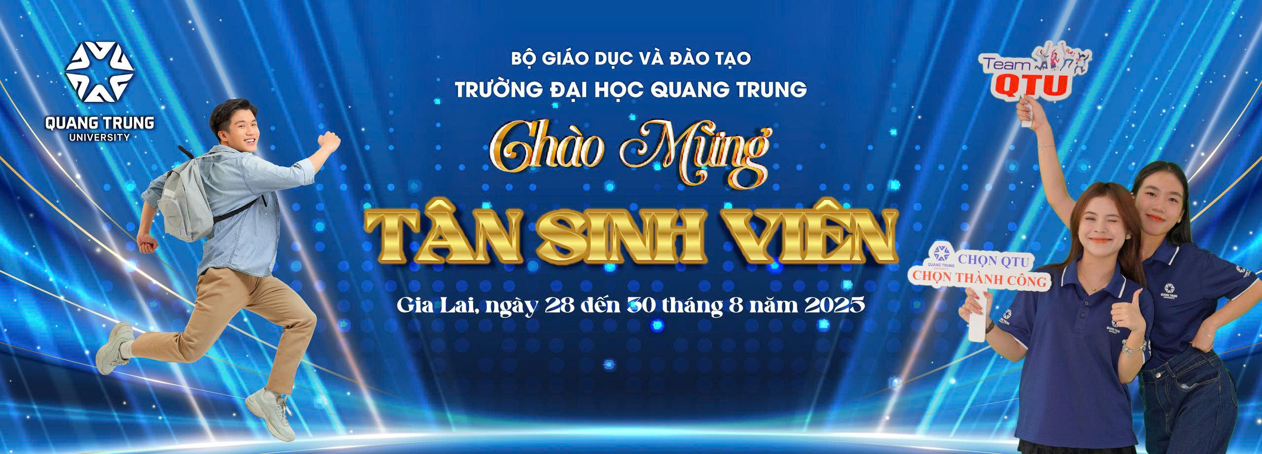 Trường Đại học Quang Trung chào đón tân sinh viên năm 2025 1 Gen H 1