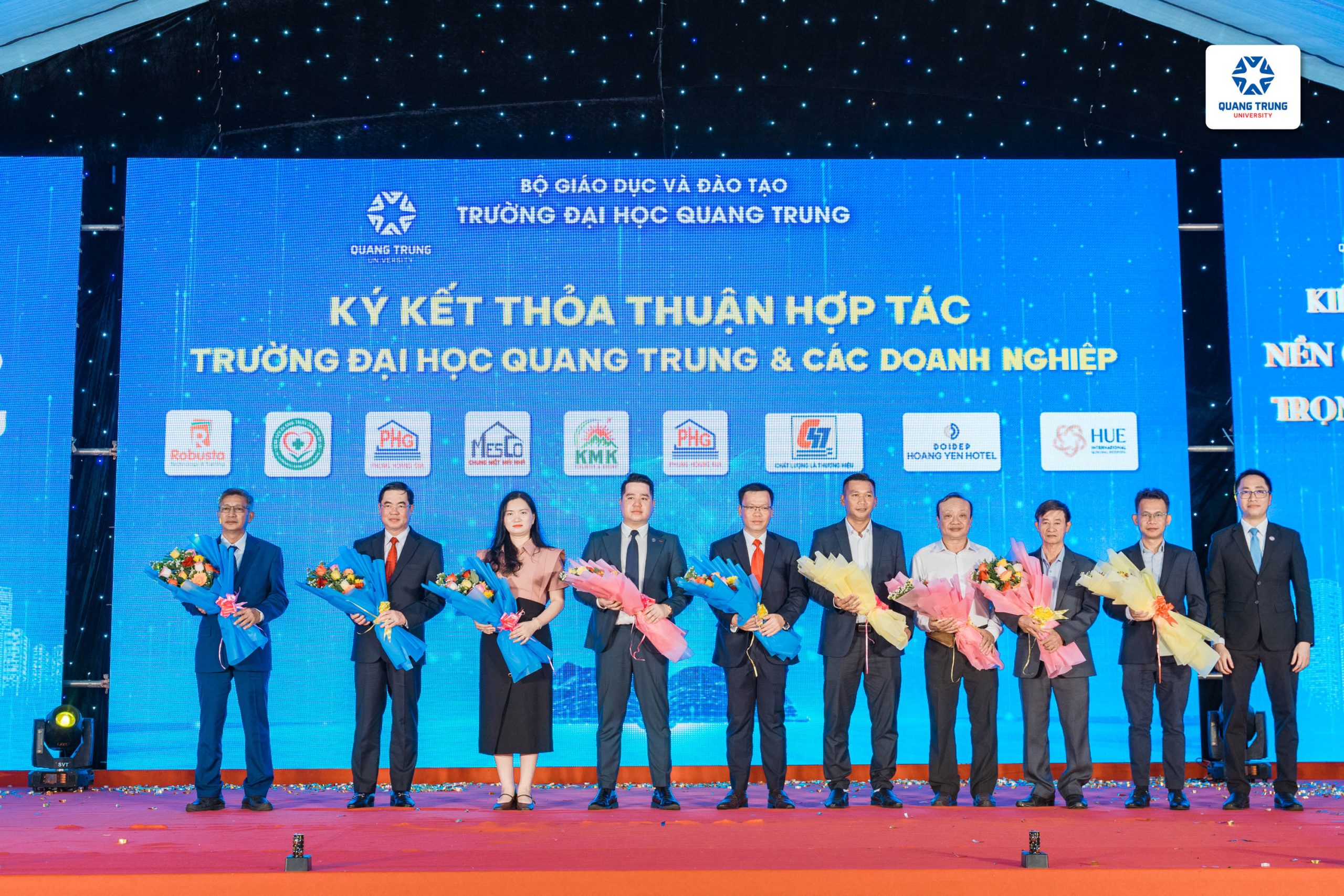 Trường Đại học Quang Trung hợp tác với 9 doanh nghiệp
