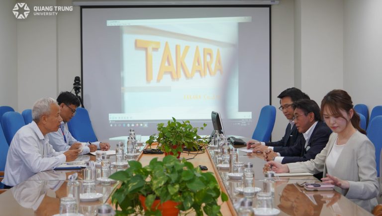 TRƯỜNG ĐH QUANG TRUNG TIẾP ĐÓN TẬP ĐOÀN TAKARA – MỞ RA CƠ HỘI HỢP TÁC VÀ VIỆC LÀM TẠI NHẬT BẢN CHO SINH VIÊN NGÀNH XÂY DỰNG