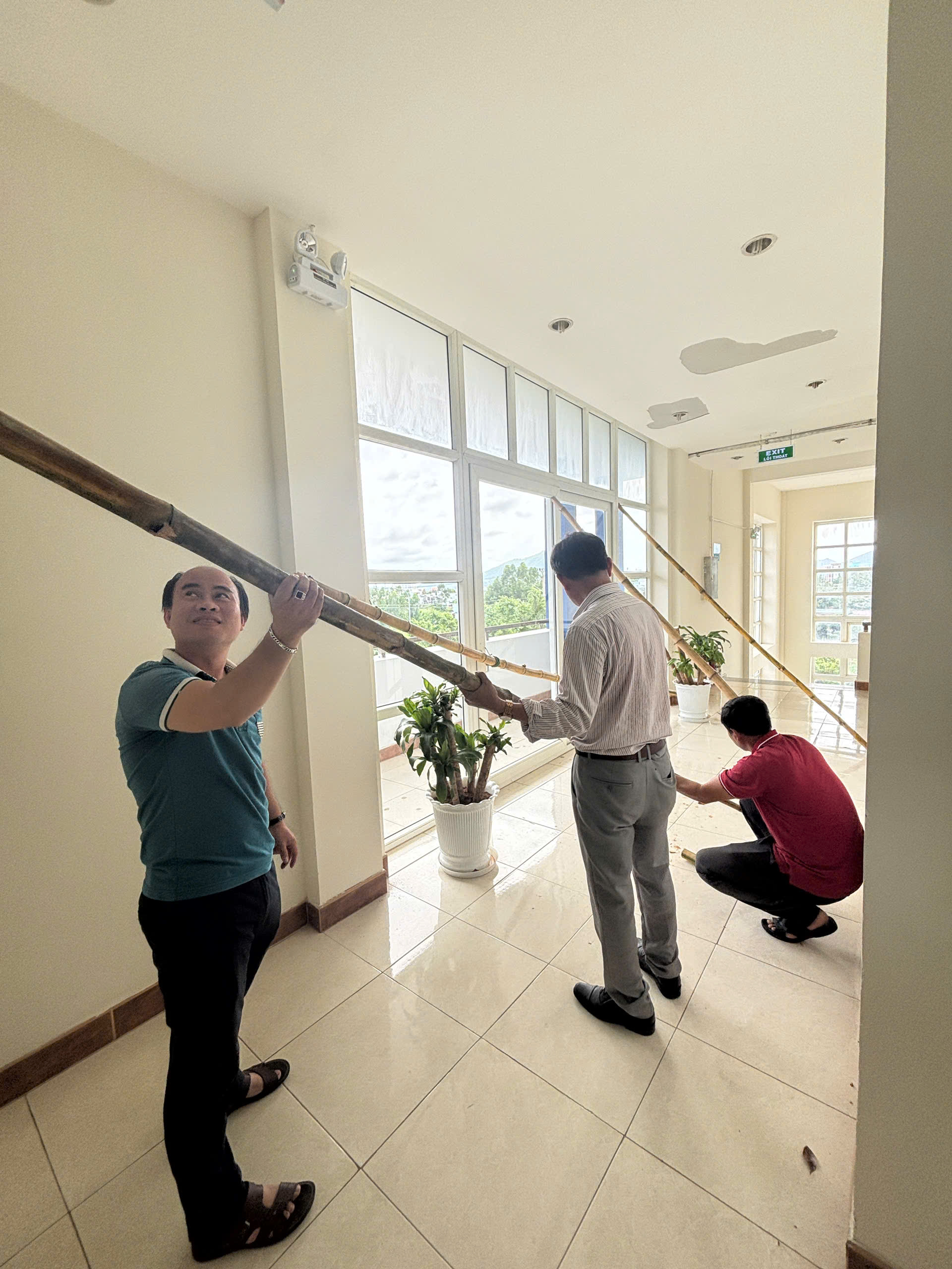 Trường Đại học Quang Trung khẩn trương triển khai công tác phòng, chống bão số 13 1 7bdf94f04787cbd9929613